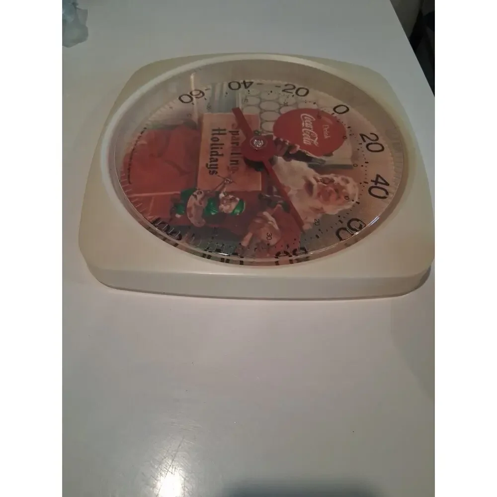 Vintage 1994 Coca Cola Santa Claus Wall Thermometer Taylor 12